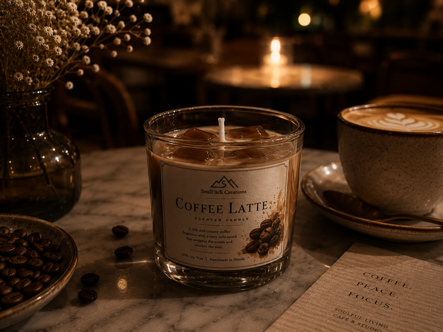 Mini Latte Candle (75ml)