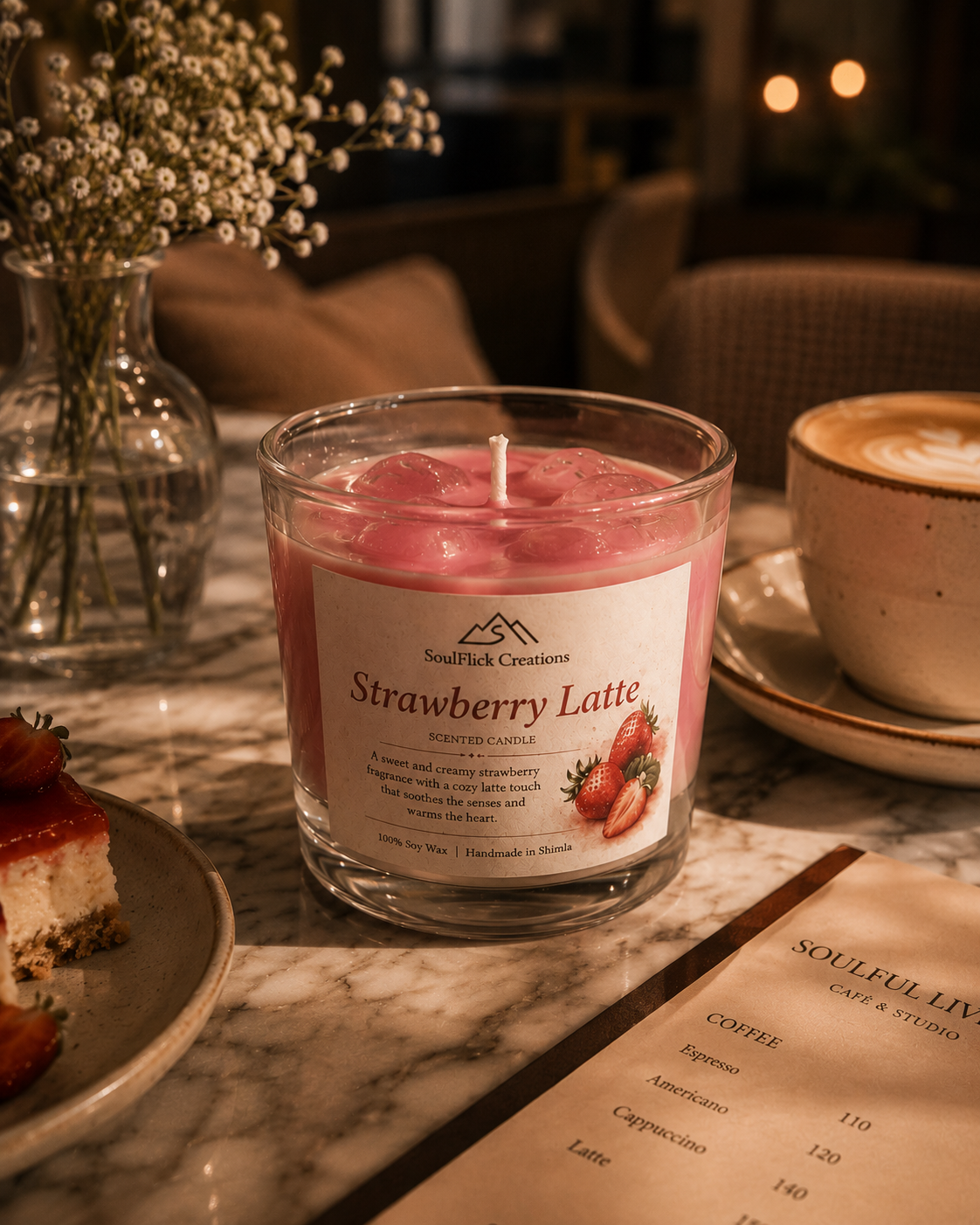 Mini Latte Candle (75ml)