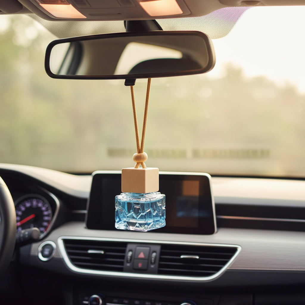 Square Car Diffuser – Premium Hanging Air Freshener (10ml)