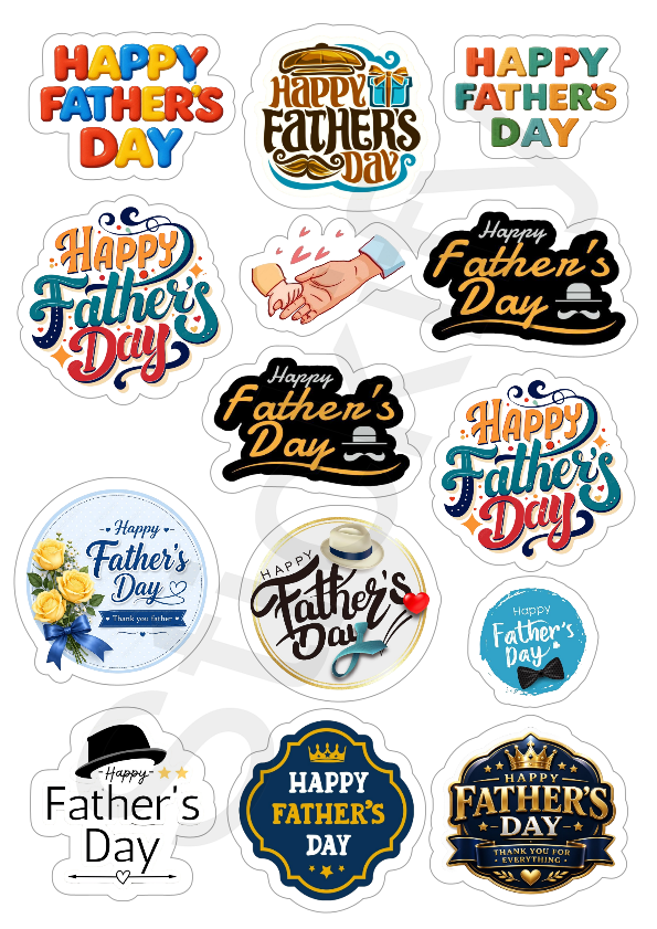 Celebrate the ultimate hero! This Father’s Day sticker