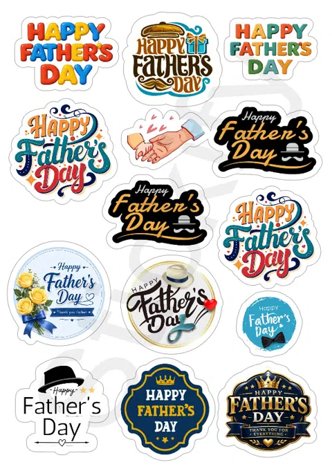 Celebrate the ultimate hero! This Father’s Day sticker